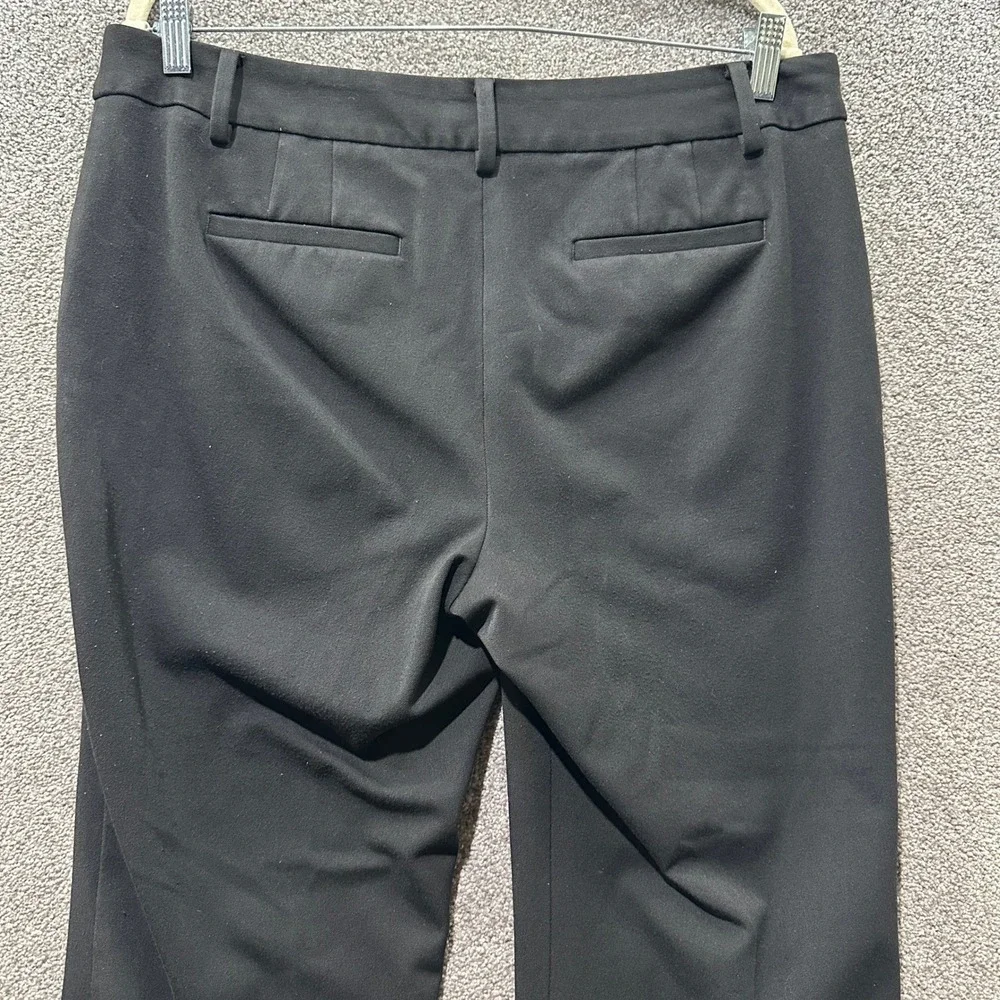 Talbots Barely Boot Black Dress Pants Womens 12 Professional Office Trousers